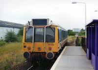 Class 121 DMU at Bedford St Johns