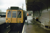 Class 121 DMU at Liskeard