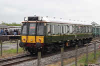 121 DMU departing Quainton Road