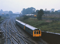 Class 121 DMU at North Acton