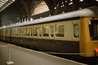 Class 121 DMU at London Paddington