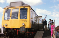 Class 121 DMU at Old Oak Common depot