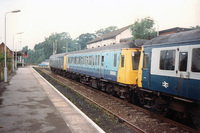 Class 121 DMU at Blythe Bridge