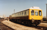 Class 121 DMU at Reading depot
