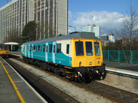 Class 121 DMU at Cardiff Queen Street