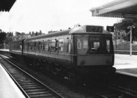 Class 121 DMU at Newton Abbot