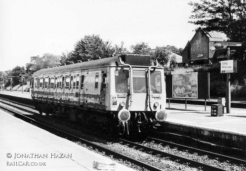 Class 121 DMU at Ealing Broadway