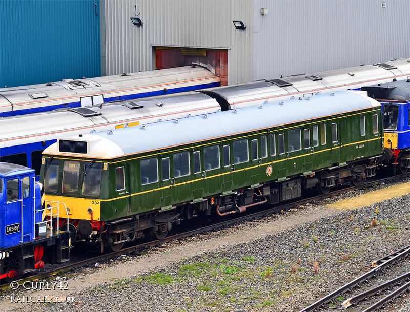 Class 121 DMU at Aylesbury depot