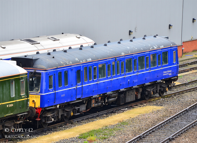 Class 121 DMU at Aylesbury depot