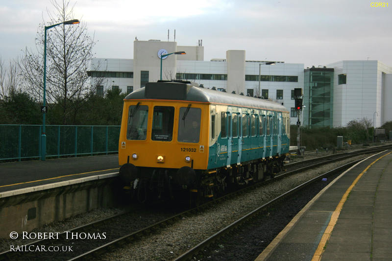 Class 121 DMU at Cardiff Queen Street