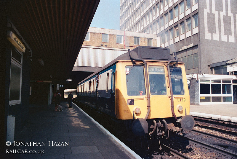 Class 121 DMU at Ealing Broadway