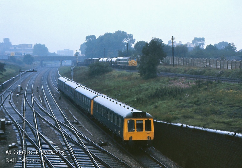 Class 121 DMU at near Acton Main Line