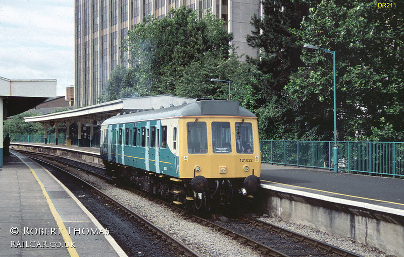 Class 121 DMU at Cardiiff Queen Street