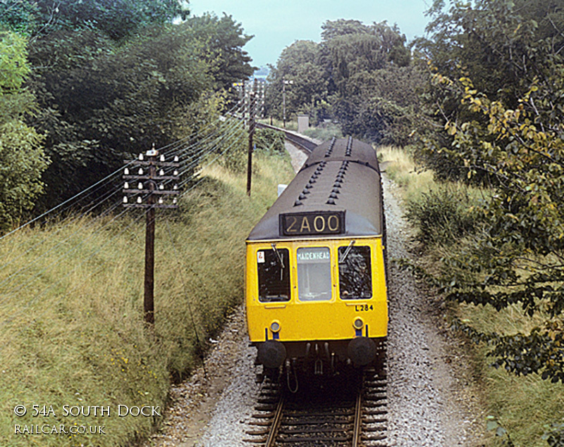 Class 121 DMU at Bourne End