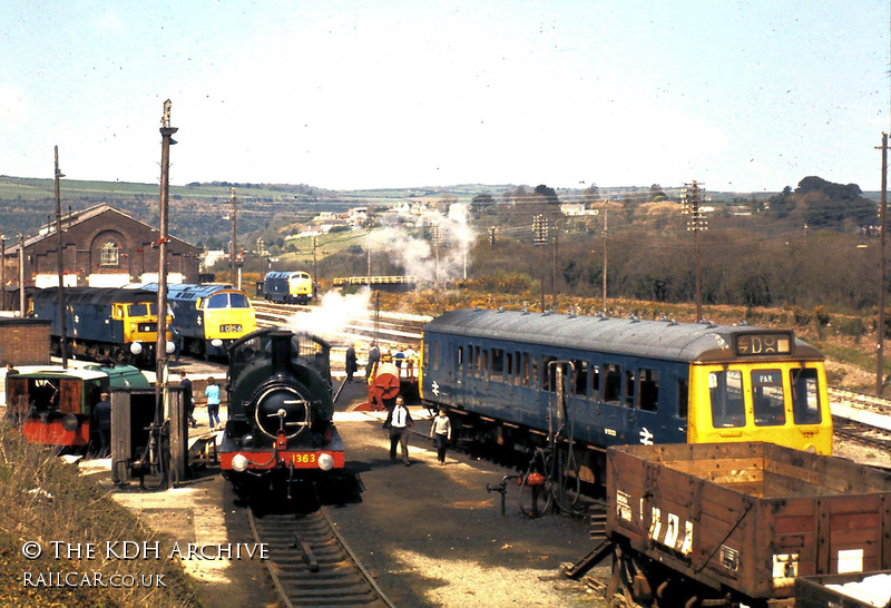 Class 121 DMU at St Blazey