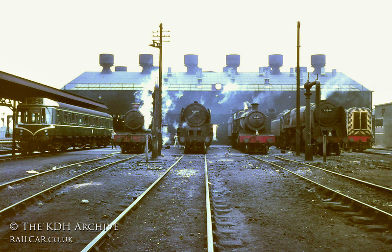 Class 121 DMU at Southall depot