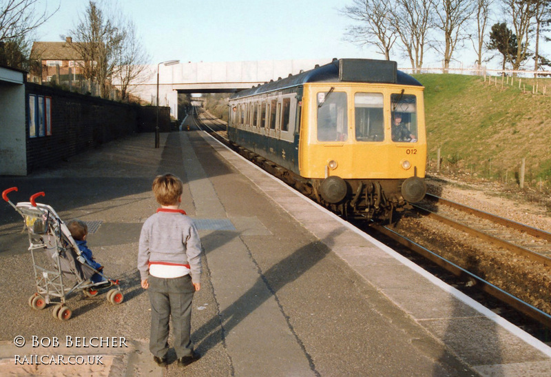 Class 121 DMU at Bromsgrove