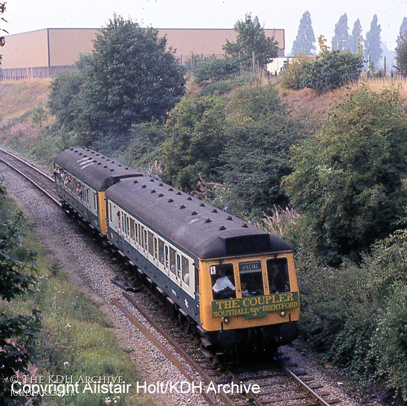 Class 121 DMU at between Southall and Brentford