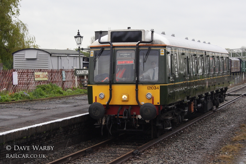 Class 121 DMU at Quainton Road