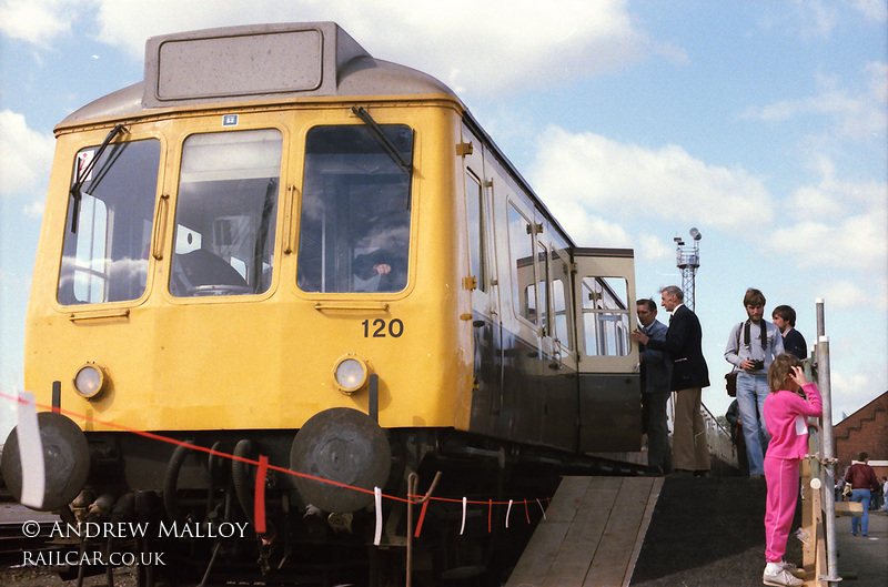 Class 121 DMU at Old Oak Common depot