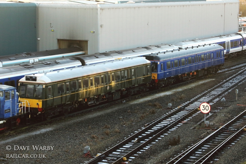 Class 121 DMU at Aylesbury depot