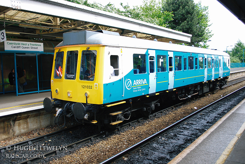 Class 121 DMU at Cardiff Queen Street