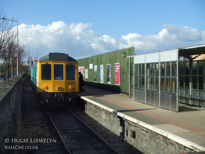 Class 121 DMU at Cardis Bay