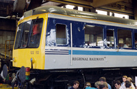 Class 122 DMU at Laira depot