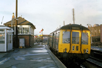 Class 122 DMU at Langley Green