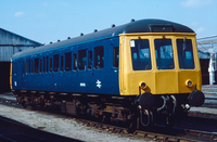 Class 122 DMU at Old Oak Common CS