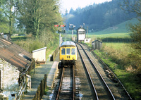 Class 122 DMU at Coombe Junction