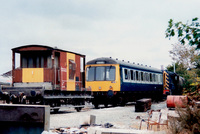 Class 122 DMU at St Blazey