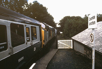 Class 122 DMU at Coombe Junction