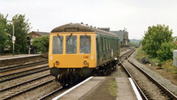 Class 122 DMU at Leamington Spa