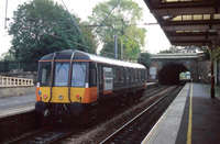 Class 122 DMU at Bingley