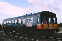 Class 122 DMU at Gascoigne Wood