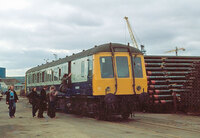 Class 122 DMU at Aberdeen Waterloo
