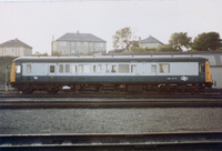 Class 122 DMU at Eastfield depot