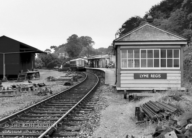 Class 122 DMU at Lyme Regis