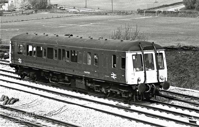 Class 122 DMU at Barrow Hill