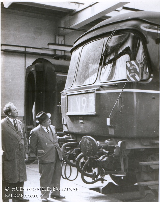 Class 124 DMU at Neville Hill depot