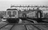 Class 126 DMU at Kyle Street Sidings, Ayr