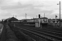 Class 126 DMU at Ayr depot