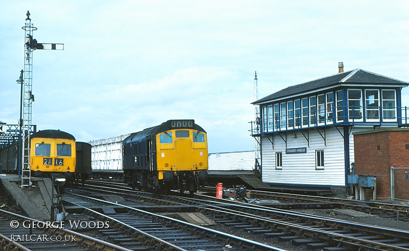 Class 126 DMU at Stranraer Harbour