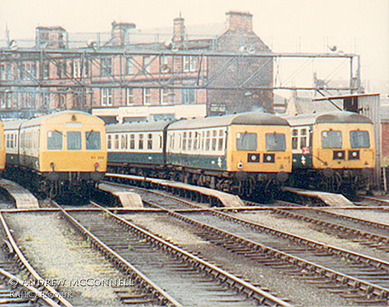 Class 126 DMU at Kyle Street Sidings, Ayr