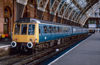 Class 127 DMU at St Pancras