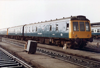 Class 127 DMU at Newton Heath depot