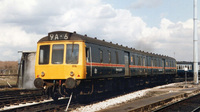 Class 127 DMU at Newton Heath depot