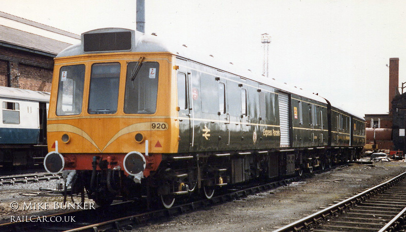 Class 127 DMU at Chester depot