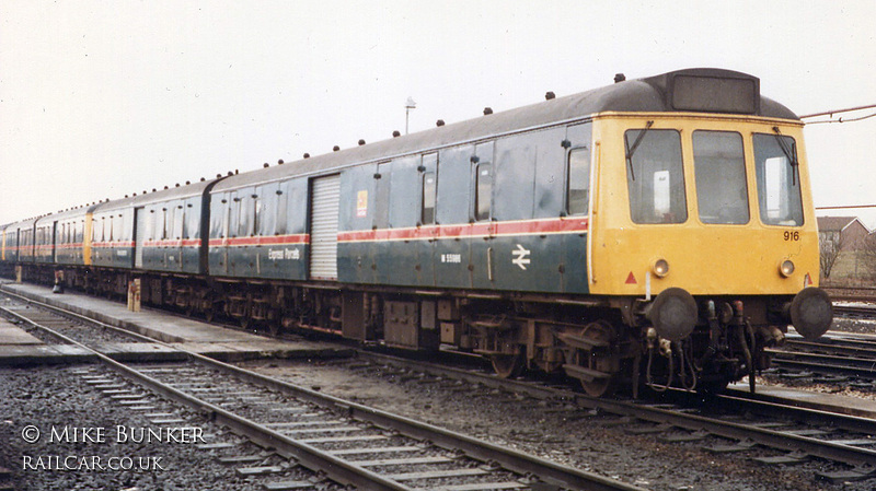 Class 127 DMU at Newton Heath depot